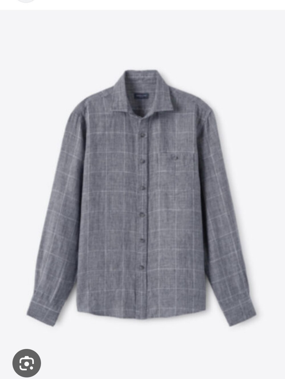 John Ashford Men's Blue Cotton Button Up Shirt Size Large